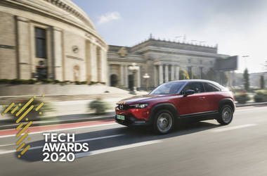 Mazda MX-30 zwycięża w plebiscycie Tech Awards 2020