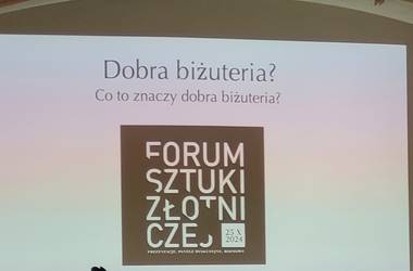 Fotorelacja z  Forum Sztuki Złotniczej